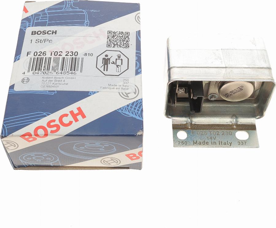 BOSCH F 026 T02 230 - Регулятор напруги генератора autozip.com.ua