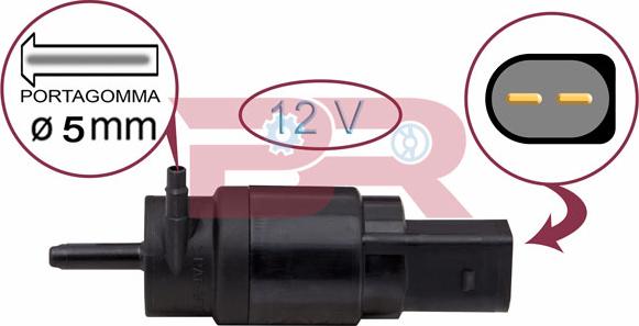 BOTTO RICAMBI BRAC5670 - Водяний насос, система очищення вікон autozip.com.ua