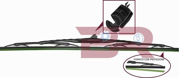 BOTTO RICAMBI BRCA4625 - Щітка склоочисника autozip.com.ua