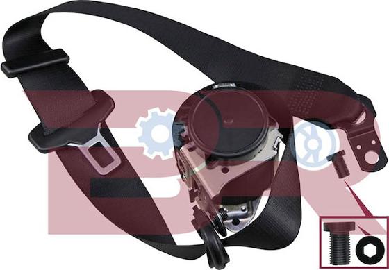 BOTTO RICAMBI BRCA8431 - Ремінь безпеки autozip.com.ua