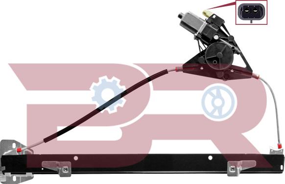 BOTTO RICAMBI BRCA3866 - Підйомний пристрій для вікон autozip.com.ua