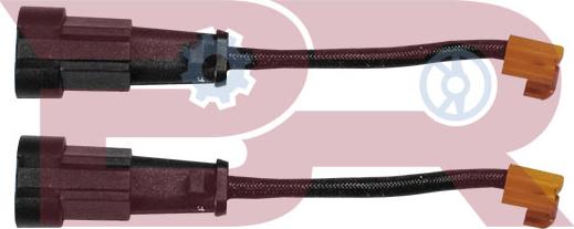 BOTTO RICAMBI BRFR4697 - Сигналізатор, знос гальмівних колодок autozip.com.ua