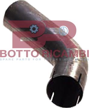 BOTTO RICAMBI BRM4665 - Труба вихлопного газу autozip.com.ua