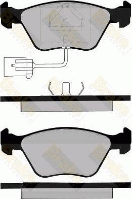 FOMAR Friction FO667881 - Гальмівні колодки, дискові гальма autozip.com.ua