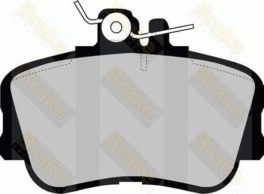 Brake Engineering PA969 - Гальмівні колодки, дискові гальма autozip.com.ua