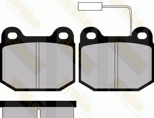 Brake Engineering PA937 - Гальмівні колодки, дискові гальма autozip.com.ua