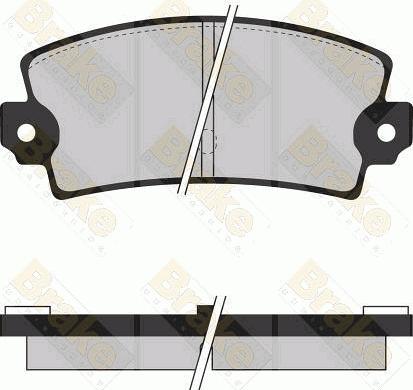 Brake Engineering PA415 - Гальмівні колодки, дискові гальма autozip.com.ua