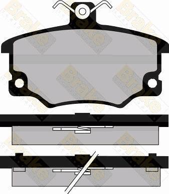 BENDIX 571905B - Гальмівні колодки, дискові гальма autozip.com.ua