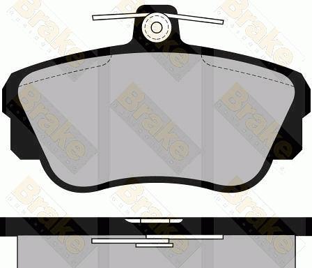 LUCAS GDB812 - Гальмівні колодки, дискові гальма autozip.com.ua