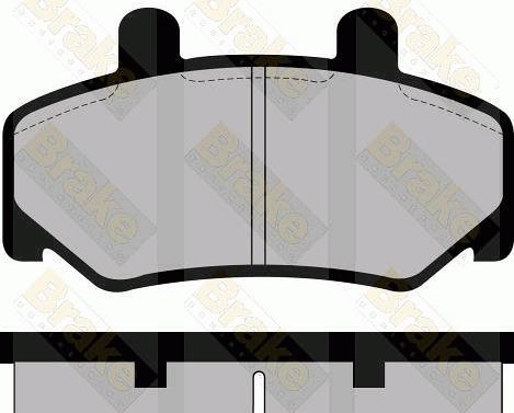 Brake Engineering PA557 - Гальмівні колодки, дискові гальма autozip.com.ua