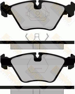 Brake Engineering PA600 - Гальмівні колодки, дискові гальма autozip.com.ua