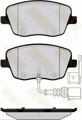 Pex 7752 - Гальмівні колодки, дискові гальма autozip.com.ua