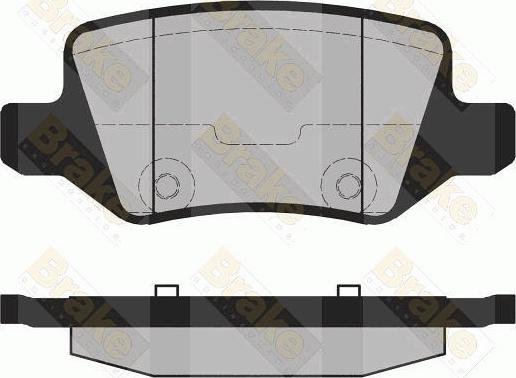 Brake Engineering PA1469 - Гальмівні колодки, дискові гальма autozip.com.ua