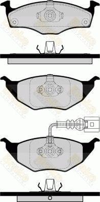 Brake Engineering PA1479 - Гальмівні колодки, дискові гальма autozip.com.ua