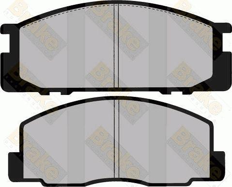 Brake Engineering PA1527 - Гальмівні колодки, дискові гальма autozip.com.ua