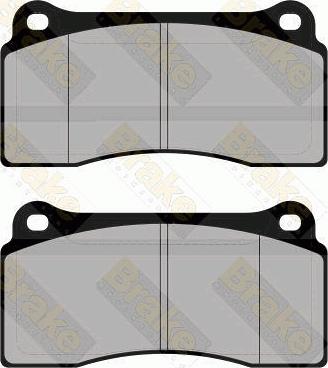 Brake Engineering PA1652 - Гальмівні колодки, дискові гальма autozip.com.ua