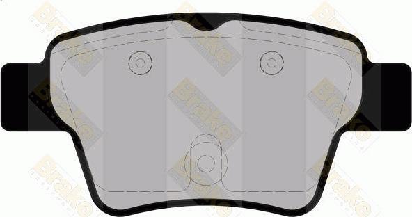 Brake Engineering PA1667 - Гальмівні колодки, дискові гальма autozip.com.ua