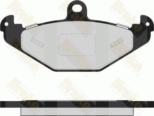 Brake Engineering PA1619 - Гальмівні колодки, дискові гальма autozip.com.ua