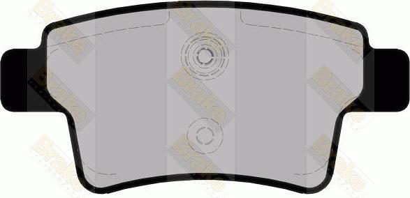 Brake Engineering PA1688 - Гальмівні колодки, дискові гальма autozip.com.ua