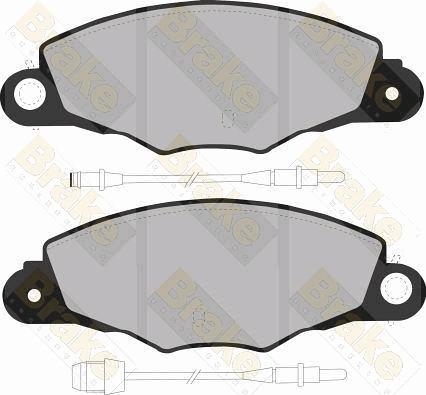 Brake Engineering PA1145 - Гальмівні колодки, дискові гальма autozip.com.ua