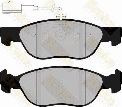 Brake Engineering PA1156 - Гальмівні колодки, дискові гальма autozip.com.ua