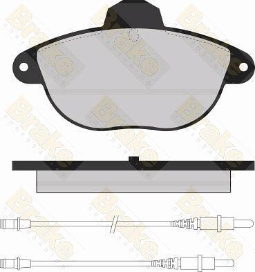 Brake Engineering PA1117 - Гальмівні колодки, дискові гальма autozip.com.ua