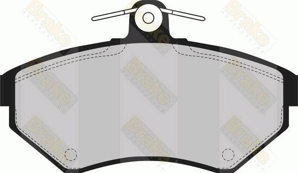 Brake Engineering PA1186 - Гальмівні колодки, дискові гальма autozip.com.ua