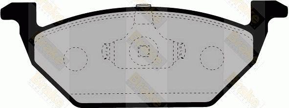 Brake Engineering PA1133 - Гальмівні колодки, дискові гальма autozip.com.ua