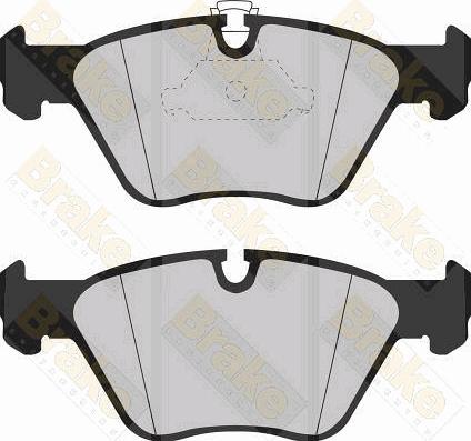 Brake Engineering PA1121 - Гальмівні колодки, дискові гальма autozip.com.ua