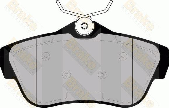 Brake Engineering PA1858 - Гальмівні колодки, дискові гальма autozip.com.ua