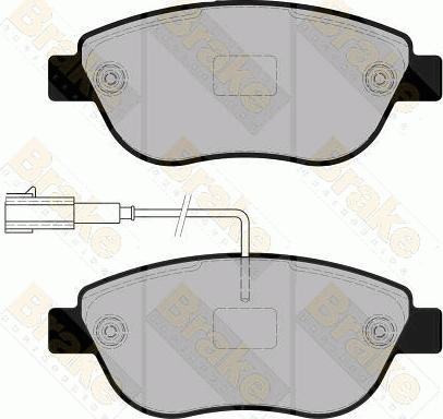 Brake Engineering PA1860 - Гальмівні колодки, дискові гальма autozip.com.ua