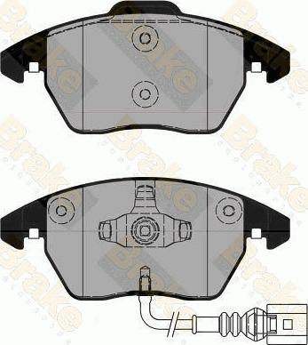 Brake Engineering PA1832 - Гальмівні колодки, дискові гальма autozip.com.ua