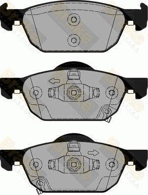 Brake Engineering PA1825 - Гальмівні колодки, дискові гальма autozip.com.ua