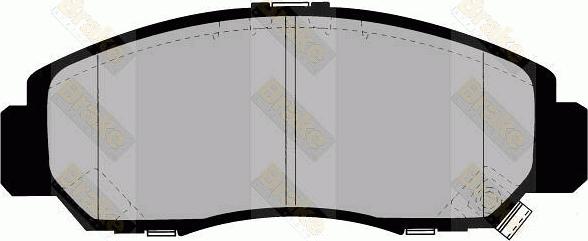 Brake Engineering PA1346 - Гальмівні колодки, дискові гальма autozip.com.ua