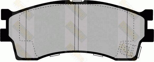 Brake Engineering PA1352 - Гальмівні колодки, дискові гальма autozip.com.ua