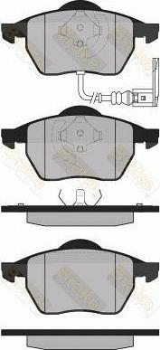 Brake Engineering PA1305 - Гальмівні колодки, дискові гальма autozip.com.ua