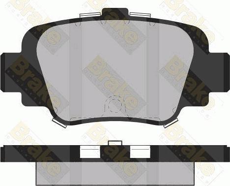 BENDIX Braking 572568B - Гальмівні колодки, дискові гальма autozip.com.ua
