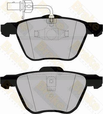 Brake Engineering PA1339 - Гальмівні колодки, дискові гальма autozip.com.ua