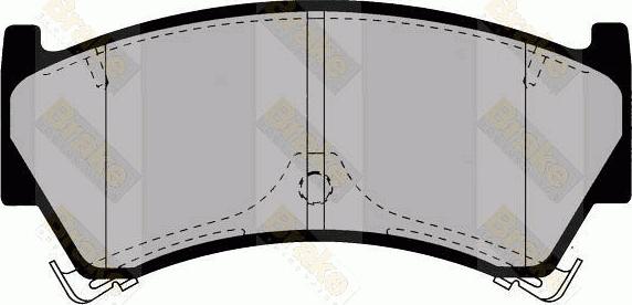 Brake Engineering PA1377 - Гальмівні колодки, дискові гальма autozip.com.ua