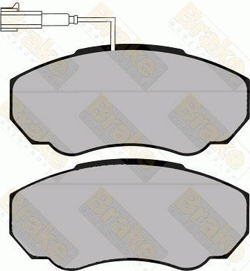 Brake Engineering PA1285 - Гальмівні колодки, дискові гальма autozip.com.ua