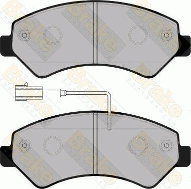 WWA 24466 - Гальмівні колодки, дискові гальма autozip.com.ua