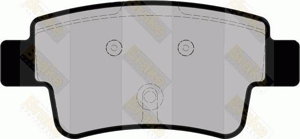 Brake Engineering PA1768 - Гальмівні колодки, дискові гальма autozip.com.ua