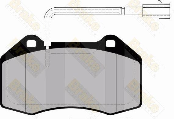 Brake Engineering PA1774 - Гальмівні колодки, дискові гальма autozip.com.ua