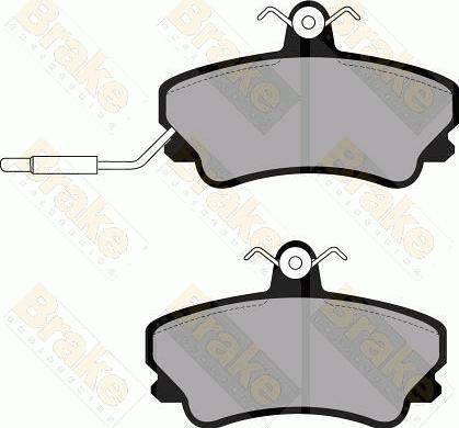 Brake Engineering PA816 - Гальмівні колодки, дискові гальма autozip.com.ua