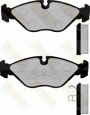 Brake Engineering PA818 - Гальмівні колодки, дискові гальма autozip.com.ua