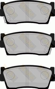 Brake Engineering PA826 - Гальмівні колодки, дискові гальма autozip.com.ua