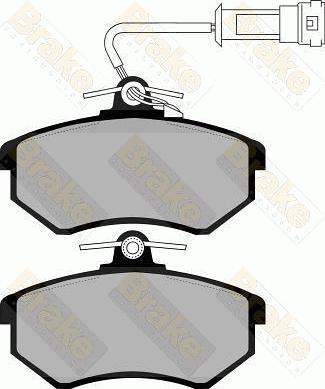 Brake Engineering PA870 - Гальмівні колодки, дискові гальма autozip.com.ua