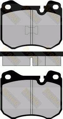 Brake Engineering PA397 - Гальмівні колодки, дискові гальма autozip.com.ua