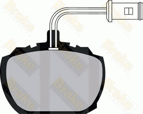 Brake Engineering PA319 - Гальмівні колодки, дискові гальма autozip.com.ua