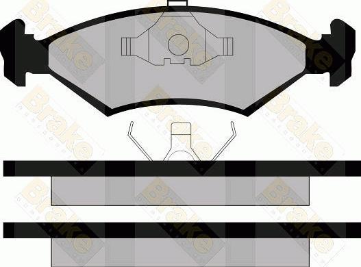 Brake Engineering PA310 - Гальмівні колодки, дискові гальма autozip.com.ua